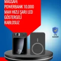  Alüminyum Alaşımlı, 20W PD Hızlı Şarj ve Manyetik Kablosuz Powerbank