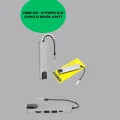 BUĞZ Alüminyum Gövdeli Type‑C HDMI & Ethernet Adaptör – Tak & Çalıştır
