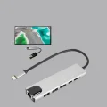 BUĞZ Alüminyum Gövdeli Type‑C HDMI & Ethernet Adaptör – Tak & Çalıştır