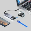 BUĞZ Alüminyum Kasalı MacBook USB-C Hub – 4K HDMI, USB 3.0, SD/TF Kart Girişi, PD Şarj Desteği