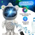  Alüminyum Taşınabilir hoparlör Astronot Bluetooth Hoparlör - Projeksiyon, Gece Lambası, RGB LED, SD