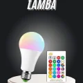  Ambiyans Aydınlatma RGB Led Lamba Kumandalı Renk Değiştirebilen