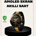 BUĞZ Amoled Akıllı Saat Manyetik Şarj GPS Destekli Spor ve Günlük Kullanım