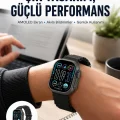 BUĞZ AMOLED Ekran 49mm Ultra Tasarım 3 Kordonlu Akıllı Saat Yeni Nesil