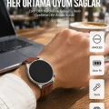 BUĞZ AMOLED Ekranlı 10 Gün Kullanım Süreli Torch Özellikli Akıllı Saat Yeni Nesil