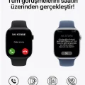 BUĞZ AMOLED Ekranlı Akıllı Saat | Nabız ve Uyku Takibi, GPS, Suya Dayanıklı, Siyah Silikon Kordon