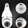  Ampul Görünümlü Güvenlik Kamerası Duylu Wifi Kamerası Dönebilen