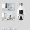 BUĞZ Ampul Tipi WiFi Kamera 2MP Lensli Full HD Görüntü ve Akıllı Hareket Algılama (Kopya) - BUĞZ