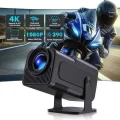 BUĞZ Android Projeksiyon Siyah Taşınabilir Sinema Projektörü 4k 1080p Ev Sineması Bluetooth - BUĞZ