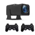 BUĞZ Android Projeksiyon Siyah Taşınabilir Sinema Projektörü 4k 1080p Ev Sineması Bluetooth - BUĞZ