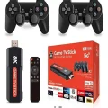 BUĞZ Android TV uyumlu retro oyun konsolu 2 kollu Bluetooth destekli çok renkli - Elektronik