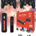 BUĞZ Android TV uyumlu retro oyun konsolu 2 kollu Bluetooth destekli çok renkli - Elektronik