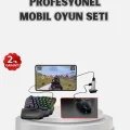 BUĞZ Android Uyumlu Mobil Oyun Kiti 5in1 Klavye Mouse Dönüştürücü Gecikmesiz FPS Set