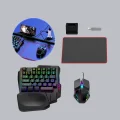 BUĞZ Android Uyumlu Mobil Oyun Kiti 5in1 Klavye Mouse Dönüştürücü Gecikmesiz FPS Set