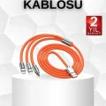 BUĞZ Android ve İOS Uyumlu 180 Derece Type-c Şarj Kablosu Yeni Nesil - BUĞZ