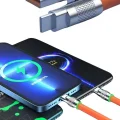BUĞZ Android ve İOS Uyumlu 180 Derece Type-c Şarj Kablosu Yeni Nesil - BUĞZ