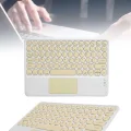  Android ve İOS Uyumlu Bluetooth Klavye Touchpad Slim Kablosuz Wifi Q Klavye