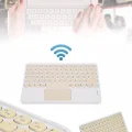 BUĞZ Android ve İOS Uyumlu Bluetooth Klavye Touchpad Slim Kablosuz Wifi Q Klavye