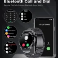 BUĞZ Android ve iOS Uyumlu Klasik Tasarımlı Erkek Spor Akıllı Saat, GPS ve NFC Özellikli