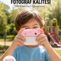 BUĞZ Anında Baskı Özellikli Şipşak Kamera 24MP HD Çift Lensli ve 32GB Hafızalı