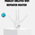 BUĞZ Antenli WiFi Repeater 300m2 Kapsama Alanı WPA3 Güvenlikli