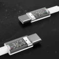 BUĞZ Apple 15/15 Pro Type-c To Type-c Hasır Örgü Hızlı Şarj Kablosu (1m) Bx40