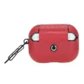  Apple AirPods Pro Uyumlu Deri Kılıf Juni ERC2 Kırmızı