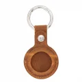  Apple AirTag Uyumlu Deri Anahtarlık, G19 Taba