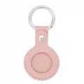  Apple AirTag Uyumlu Deri Anahtarlık, NU2 Pembe