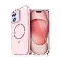 BUĞZ İphone 11 Live Diamond Magsafe Kapak - Pembe