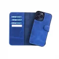  Apple iPhone 13 Pro Uyumlu Deri Cüzdanlı Kılıf Lacivert