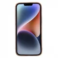  Apple iPhone 14 Plus Uyumlu Deri Arka Kapak ROCK G2