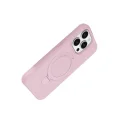 BUĞZ İphone 14 Pro Max Regal Magsafe Standlı Kapak - Açık Pembe