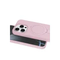 BUĞZ İphone 14 Pro Max Regal Magsafe Standlı Kapak - Açık Pembe