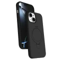 BUĞZ İphone 15 Plus Regal Magsafe Standlı Kapak - Siyah