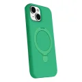 BUĞZ İphone 15 Plus Regal Magsafe Standlı Kapak - Yeşil