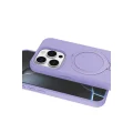 BUĞZ İphone 15 Pro Max Regal Magsafe Standlı Kapak - Lila