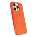 BUĞZ İphone 15 Pro Max Regal Magsafe Standlı Kapak - Turuncu