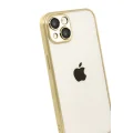 BUĞZ İphone 15 Razer Lensli Silikon - Gold