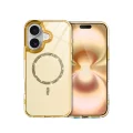 BUĞZ İphone 16 Live Diamond Magsafe Kapak - Sarı
