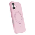 BUĞZ İphone 16 Plus Regal Magsafe Standlı Kapak - Açık Pembe