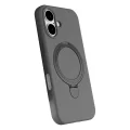 BUĞZ İphone 16 Plus Regal Magsafe Standlı Kapak - Titan Gri