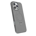 BUĞZ İphone 16 Pro Regal Magsafe Standlı Kapak - Titan Gri