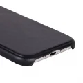BUĞZ Apple iPhone 17 Air için, Hakiki Deri, El Yapımı Kılıf, Magsafe ile uyumlu, İç Yüzeyi Kadife, Kömür Siyah