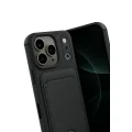 BUĞZ İphone 17 Pro Kelvin Kartvizitli Silikon - Siyah