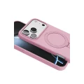 BUĞZ İphone 17 Pro Max Regal Magsafe Standlı Kapak - Açık Pembe