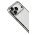 BUĞZ İphone 17 Pro Razer Lensli Silikon - Gümüş