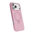 BUĞZ İphone 17 Pro Regal Magsafe Standlı Kapak - Açık Pembe