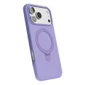 BUĞZ İphone 17 Pro Regal Magsafe Standlı Kapak - Lila