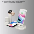 BUĞZ Apple Uyumlu Kablosuz Şarj İstasyonu 4 Cihaz Destekli ve Hızlı Şarjlı